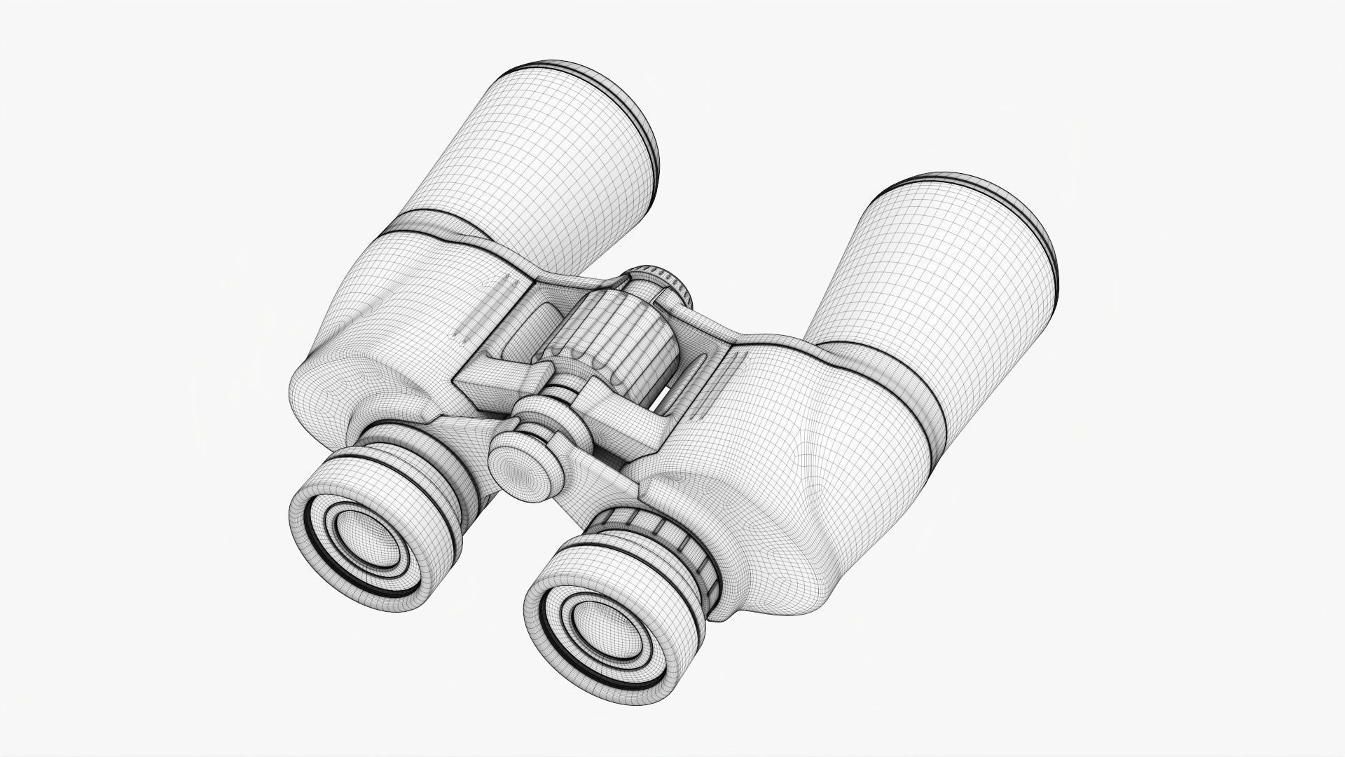 Binoculars 02 3D model_6