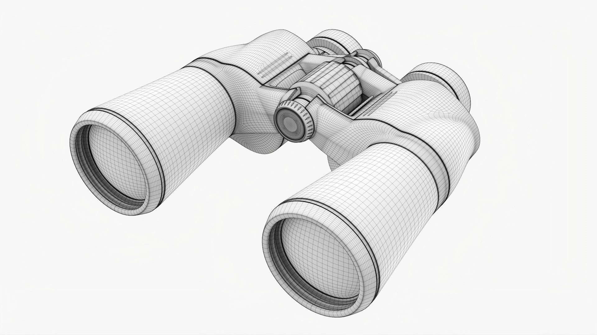Binoculars 02 3D model_7