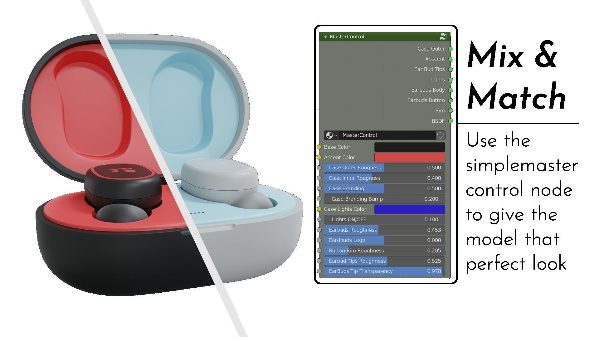 MBeats Earbuds 3D model_9
