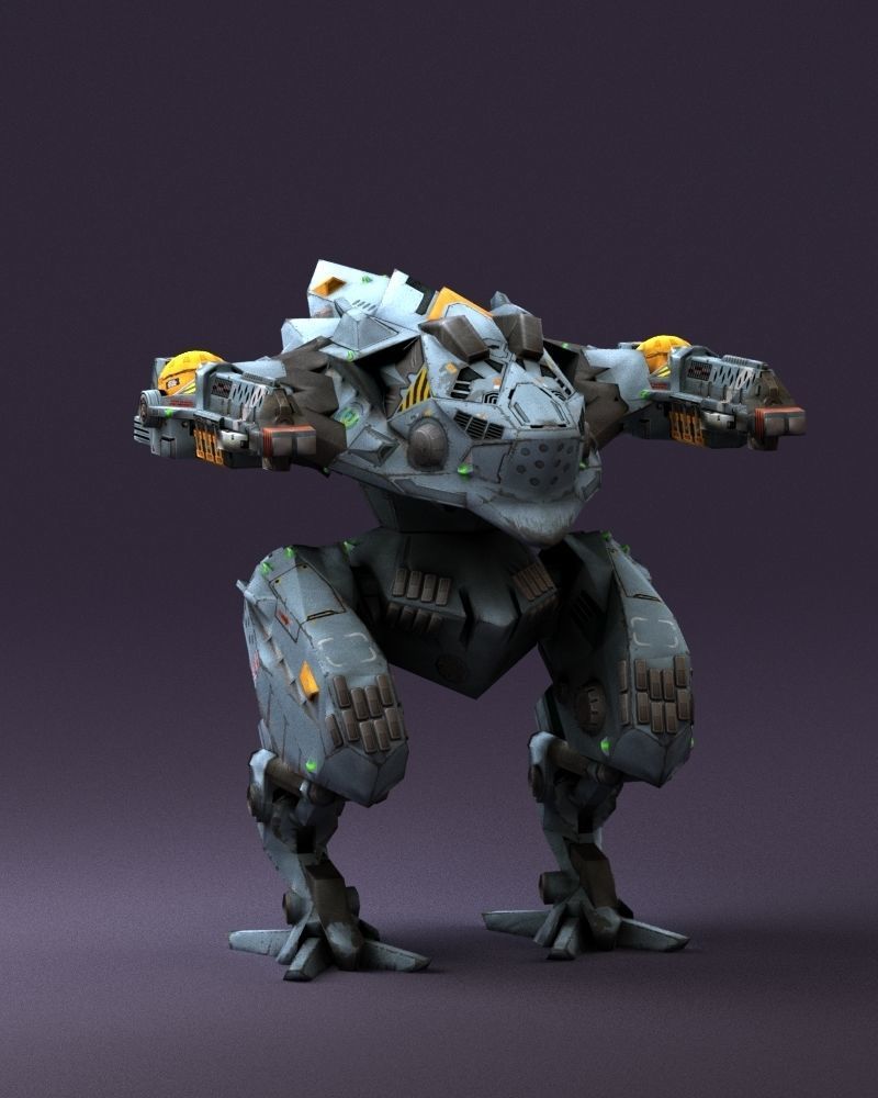Warmachine from the future 0961 3D model_2