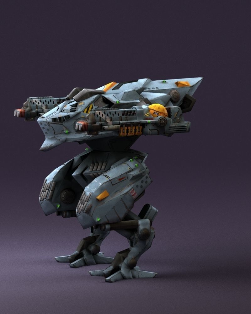 Warmachine from the future 0961 3D model_9