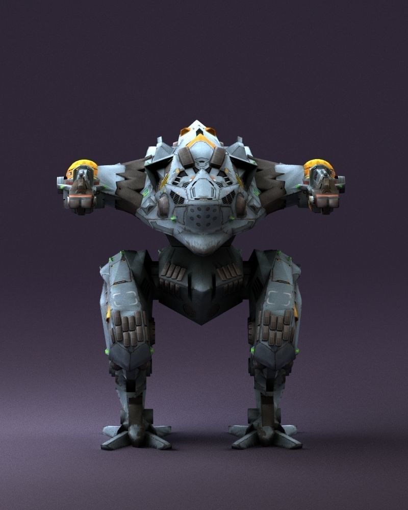 Warmachine from the future 0961 3D model_1