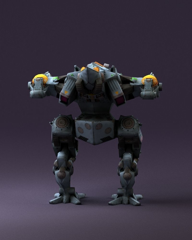 Warmachine from the future 0961 3D model_6
