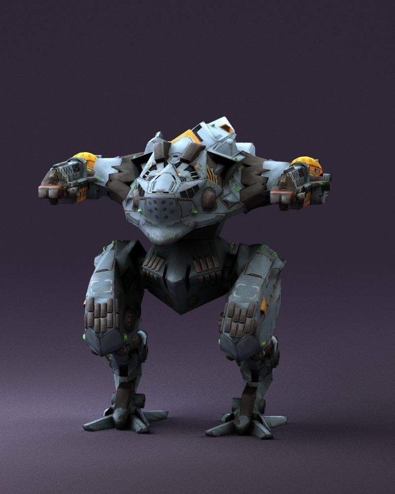 Warmachine from the future 0961 3D model_11