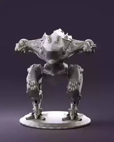 Warmachine from the future 0961 3D Print Ready 3D print model