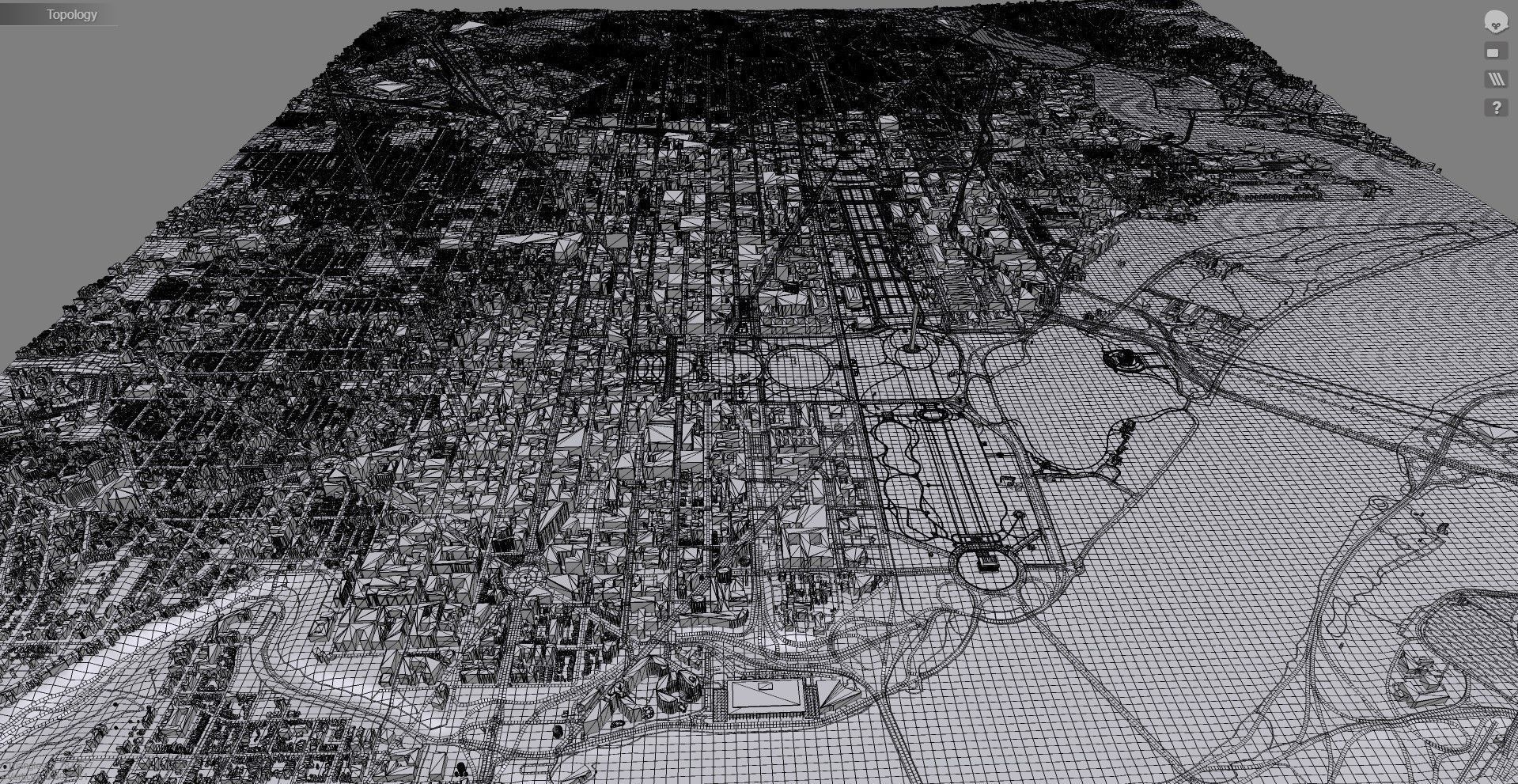 Cityscape Washington USA 3D model_17