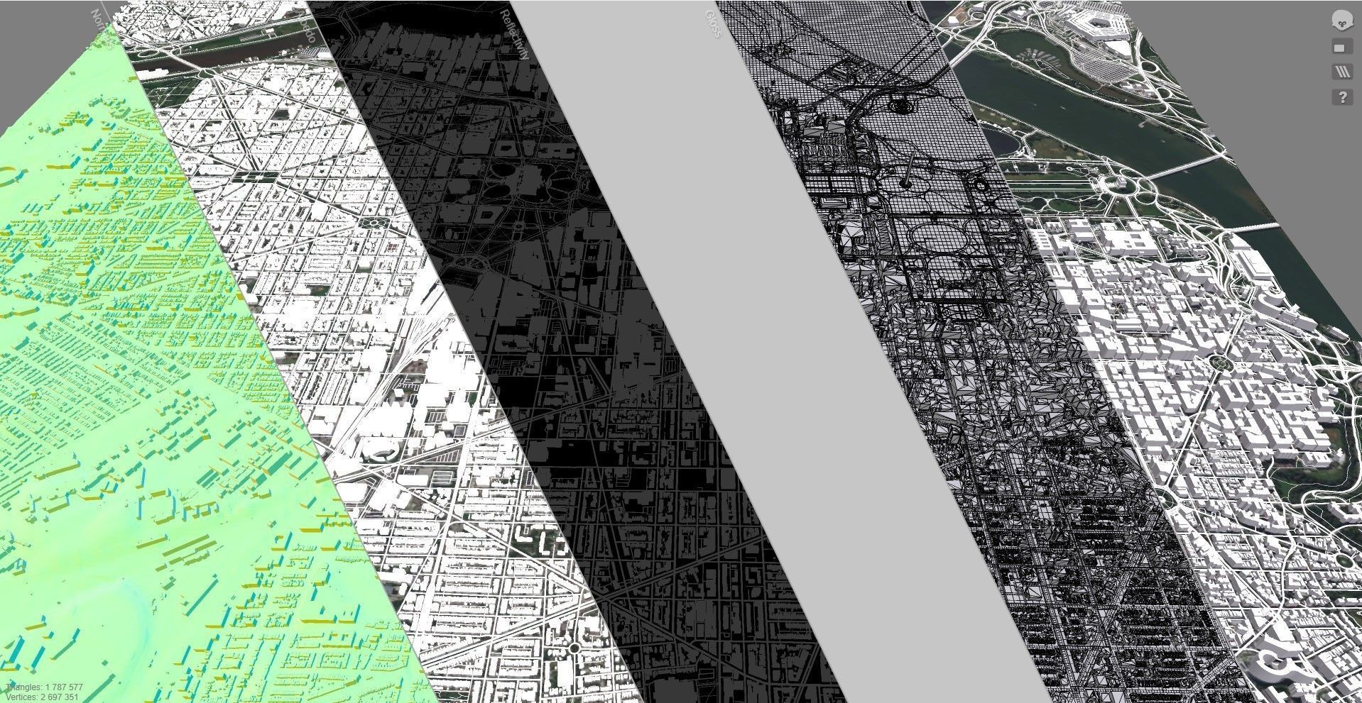 Cityscape Washington USA 3D model_18