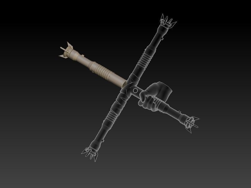 Zabrak Sith Girl 3D print model_52