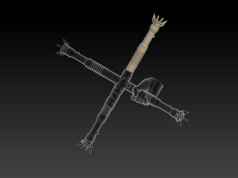 Zabrak Sith Girl 3D print model_26