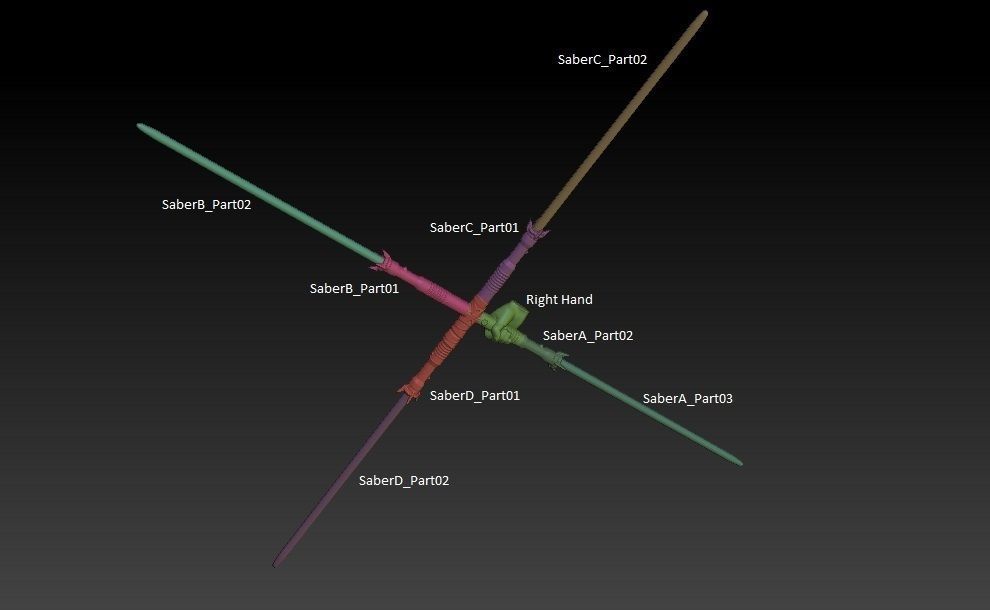 Zabrak Sith Girl 3D print model_56