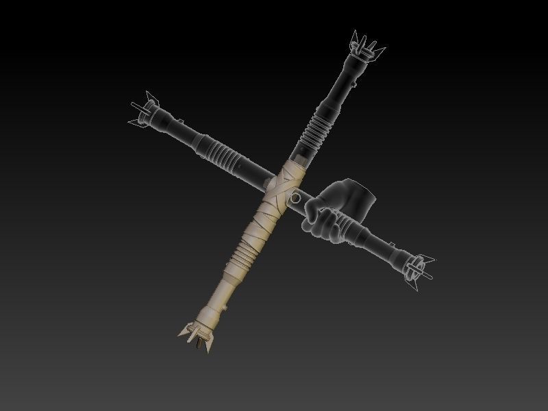 Zabrak Sith Girl 3D print model_49