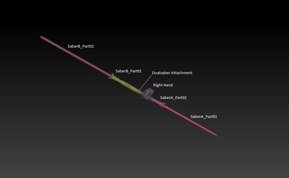 Zabrak Sith Girl 3D print model_40