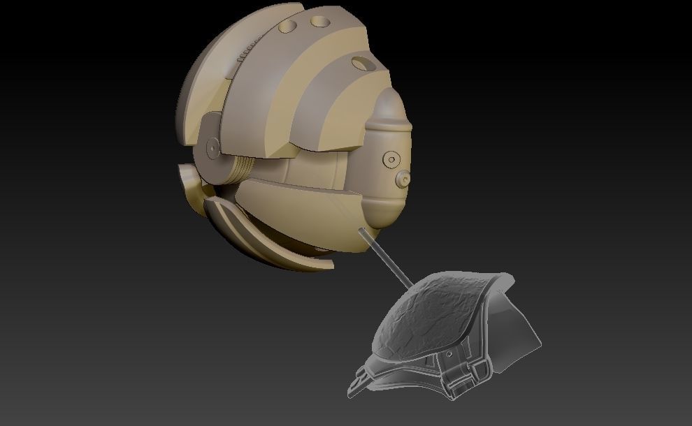 Zabrak Sith Girl 3D print model_14