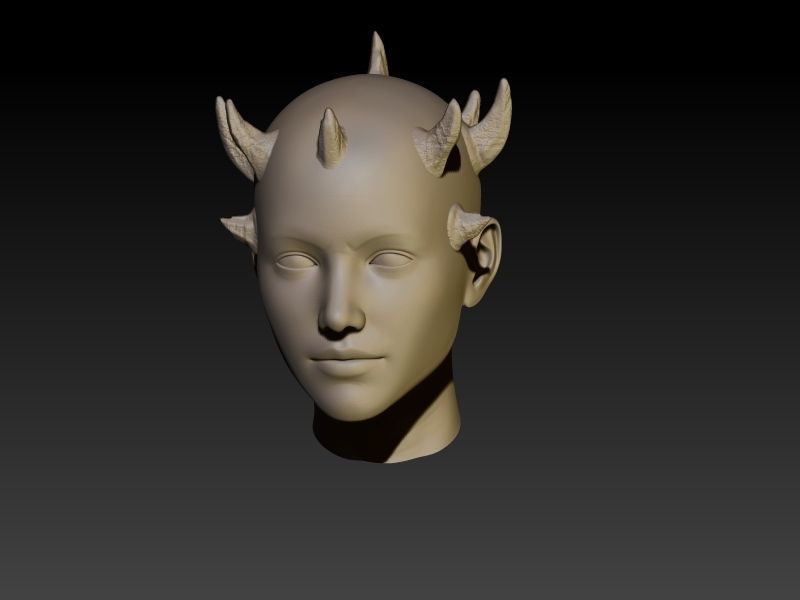 Zabrak Sith Girl 3D print model_30