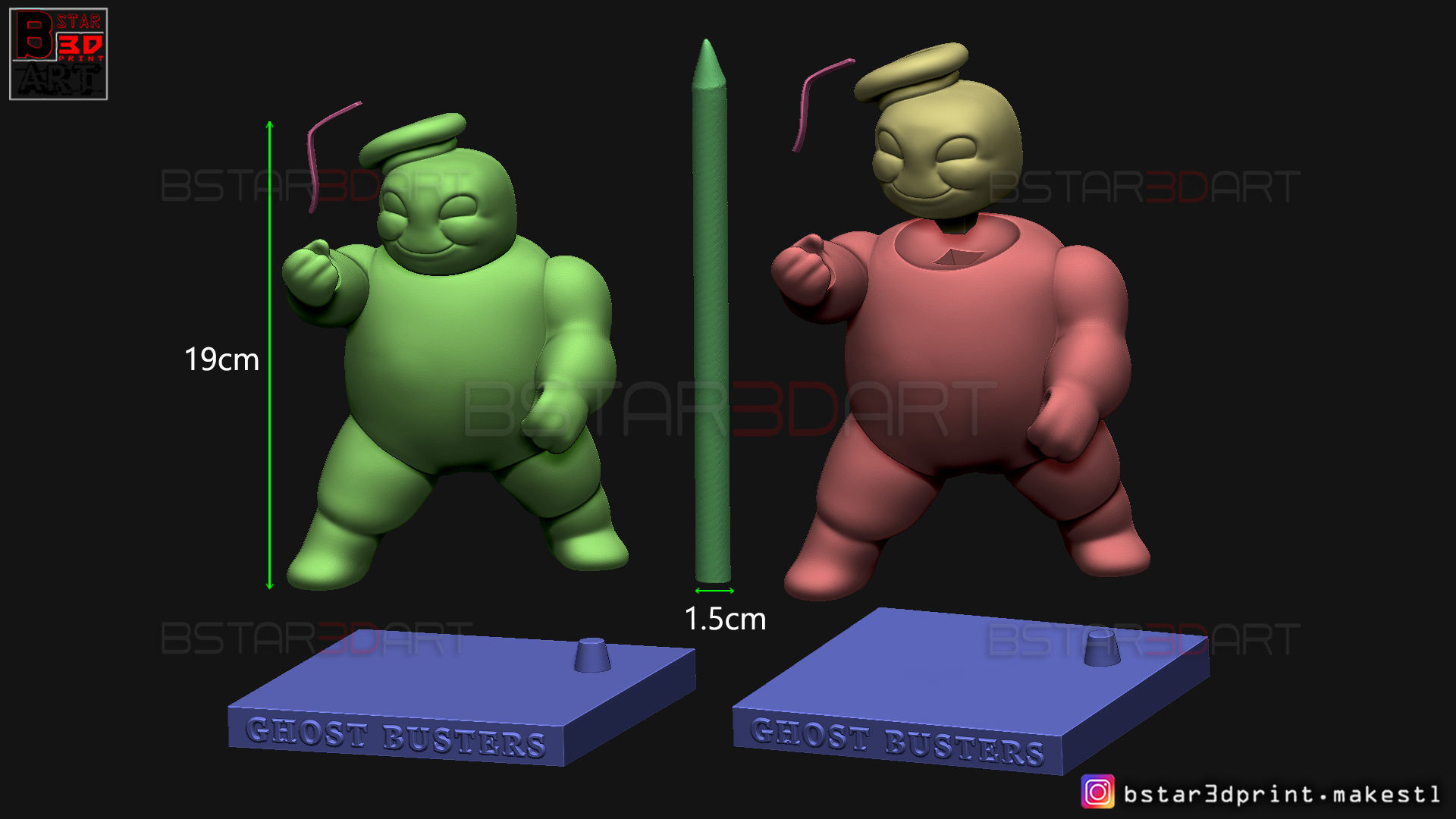 Mini Puft - Ghostbuster After Life 2021 - Pencil Holder 3D print model_19