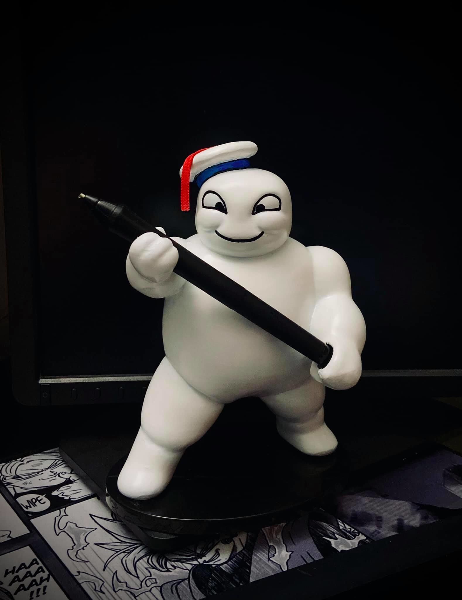Mini Puft - Ghostbuster After Life 2021 - Pencil Holder 3D print model_1