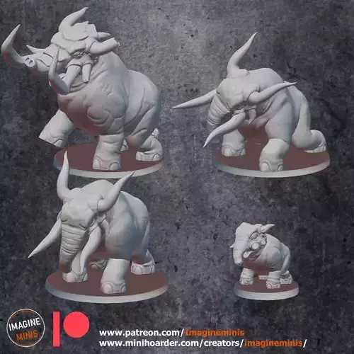 Wild Elekks Pack 3D print model