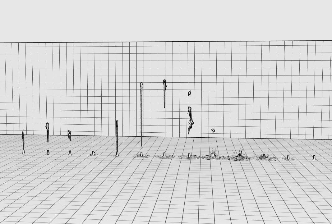 Lumion fountain - animated Low-poly 3D model_2