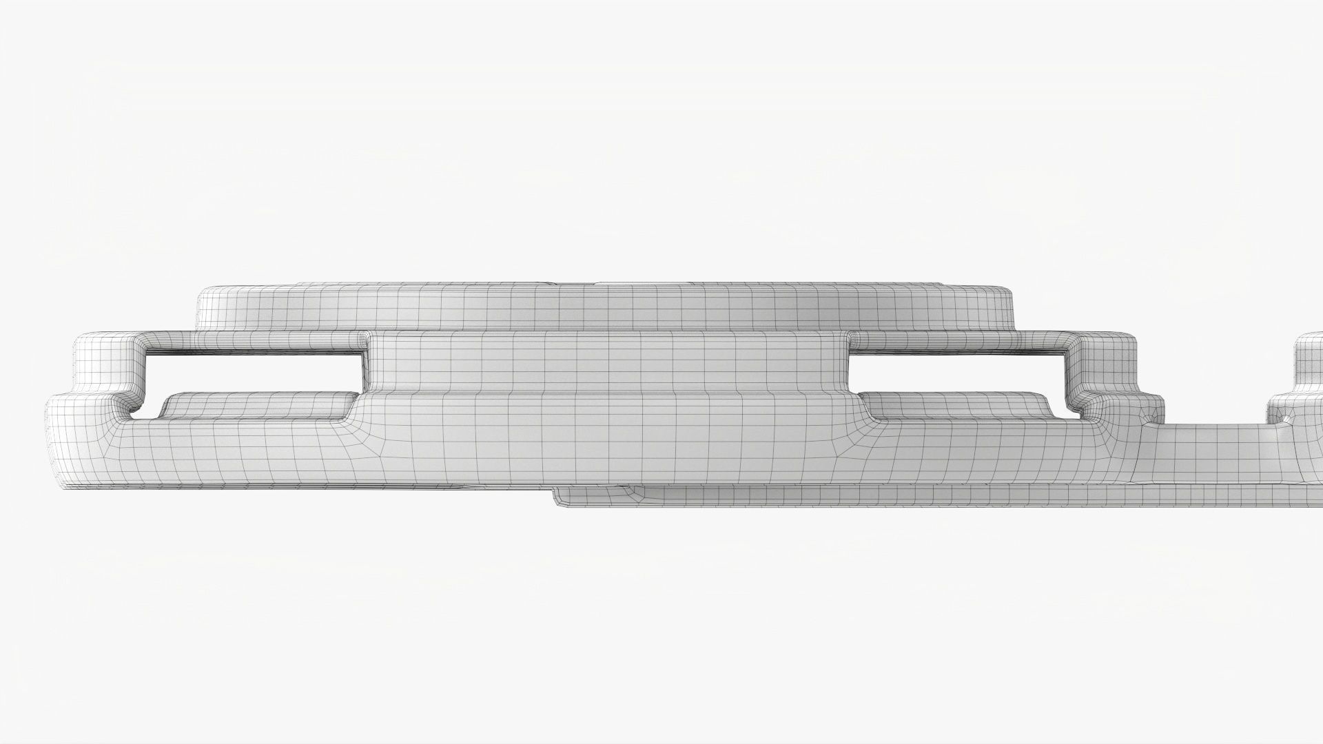 Clip PAK Carrier Handle Standard Can 6Pak 3D model_12