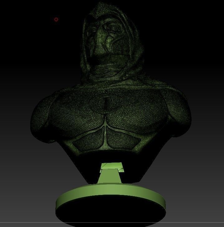 Moon Knight Bust  3D print model_18