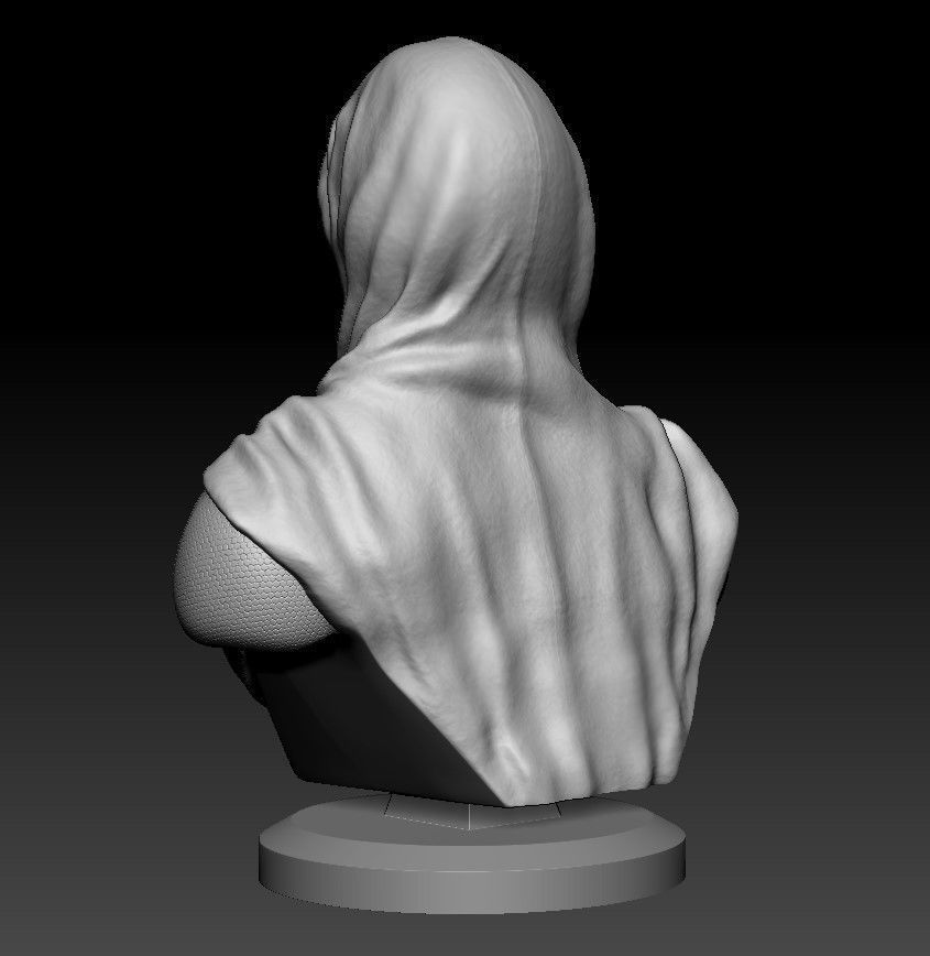 Moon Knight Bust  3D print model_11