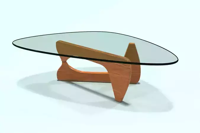 Mid Century Furniture Home Glass Coffee Table 