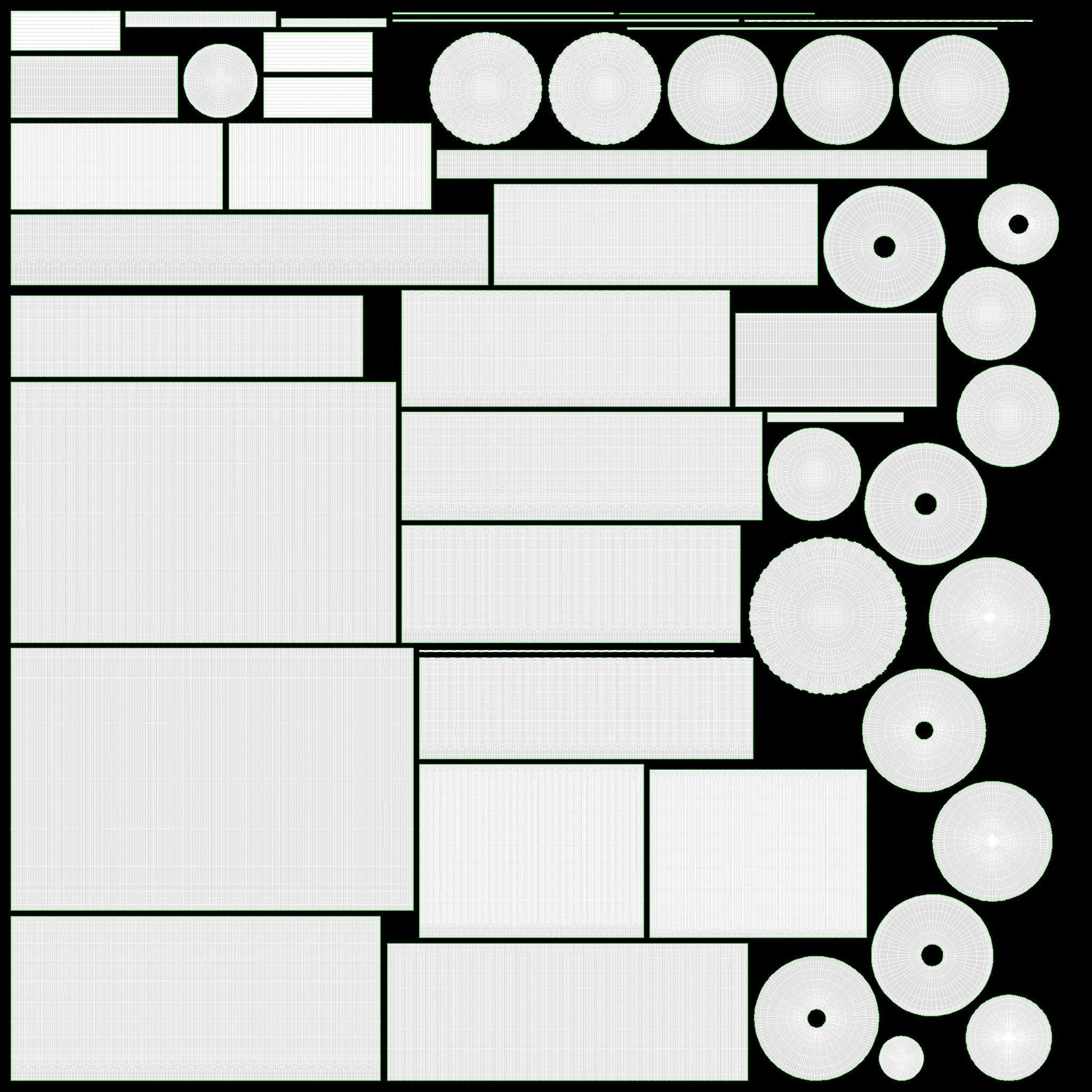 Drinkware collection set of glasses and wine glass 3D model_12