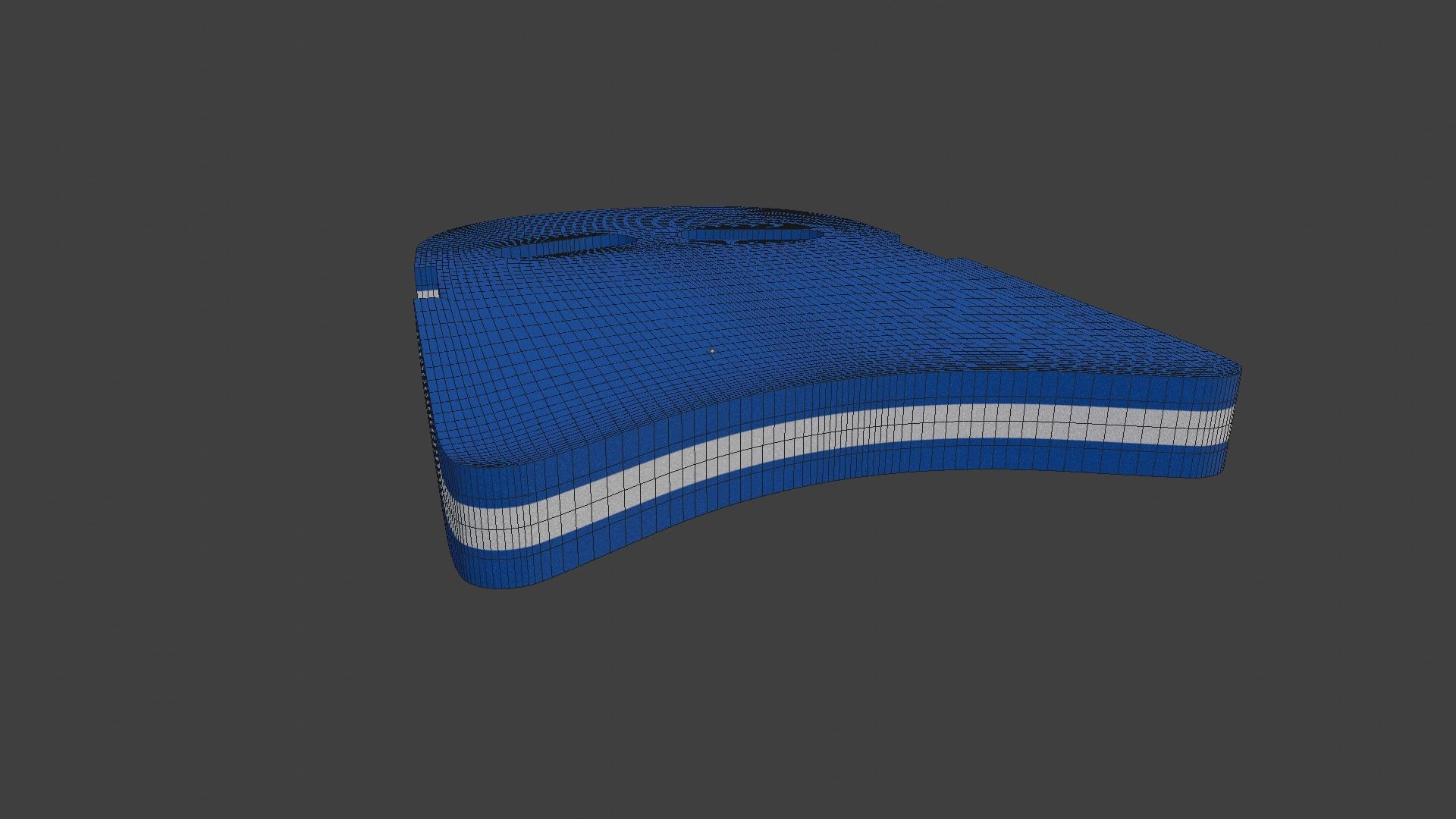 Swimming Kick Board Low-poly 3D model_10