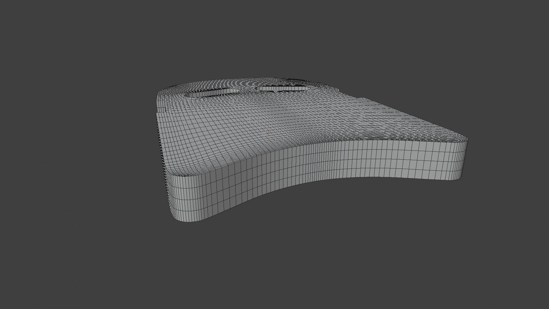 Swimming Kick Board Low-poly 3D model_9