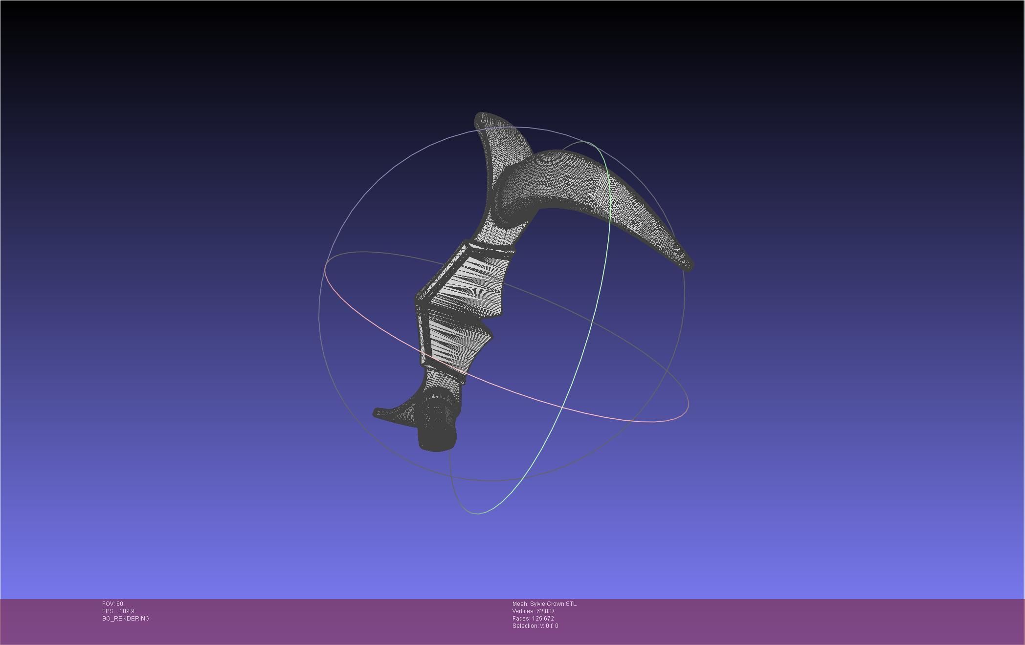 Marvel Loki Sylvie Crown Printable Model 3D print model_37