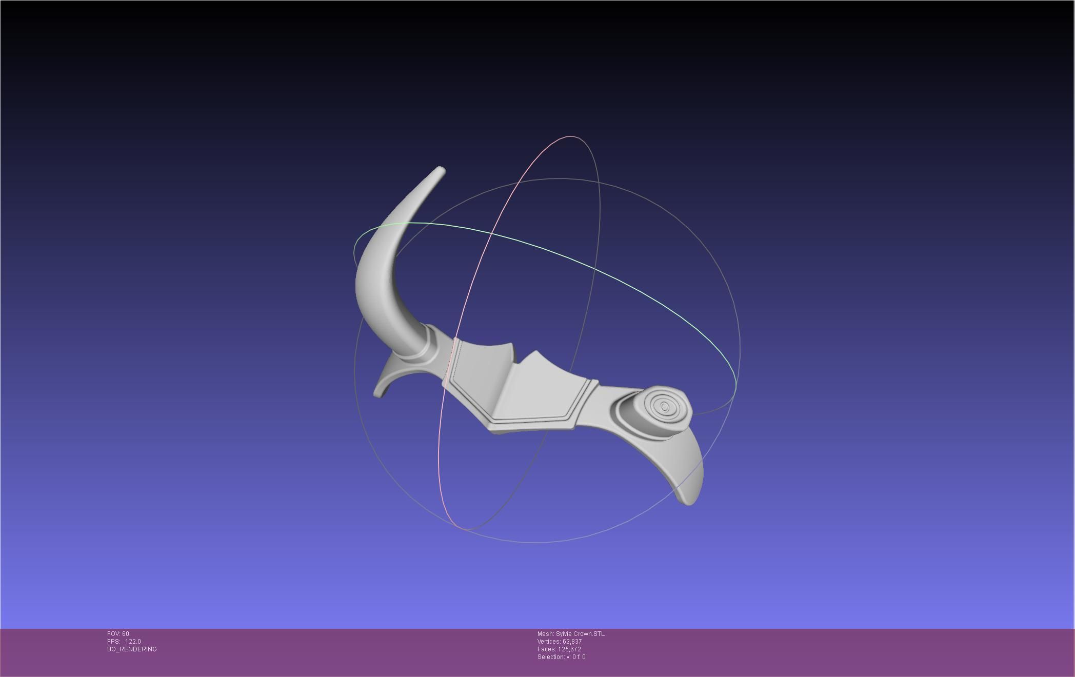 Marvel Loki Sylvie Crown Printable Model 3D print model_3