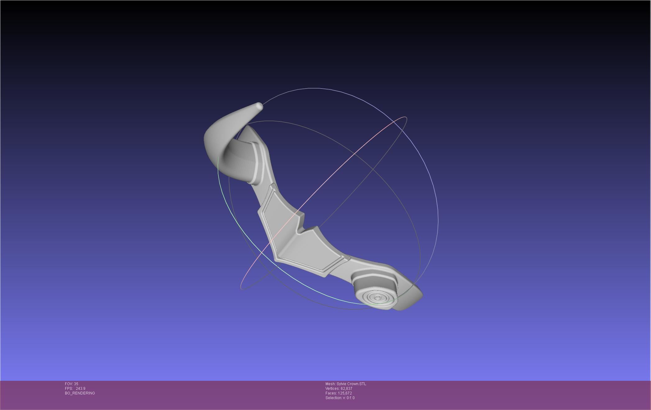 Marvel Loki Sylvie Crown Printable Model 3D print model_58