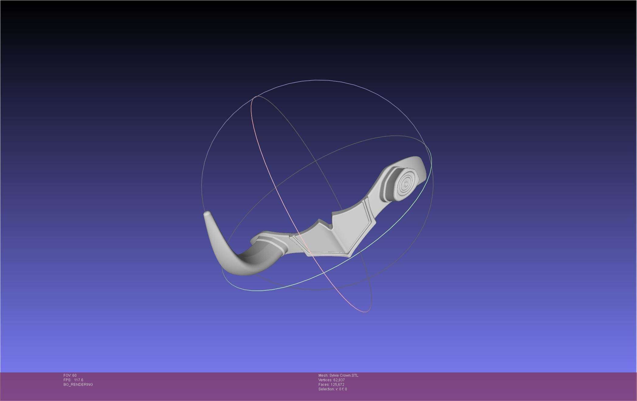 Marvel Loki Sylvie Crown Printable Model 3D print model_23