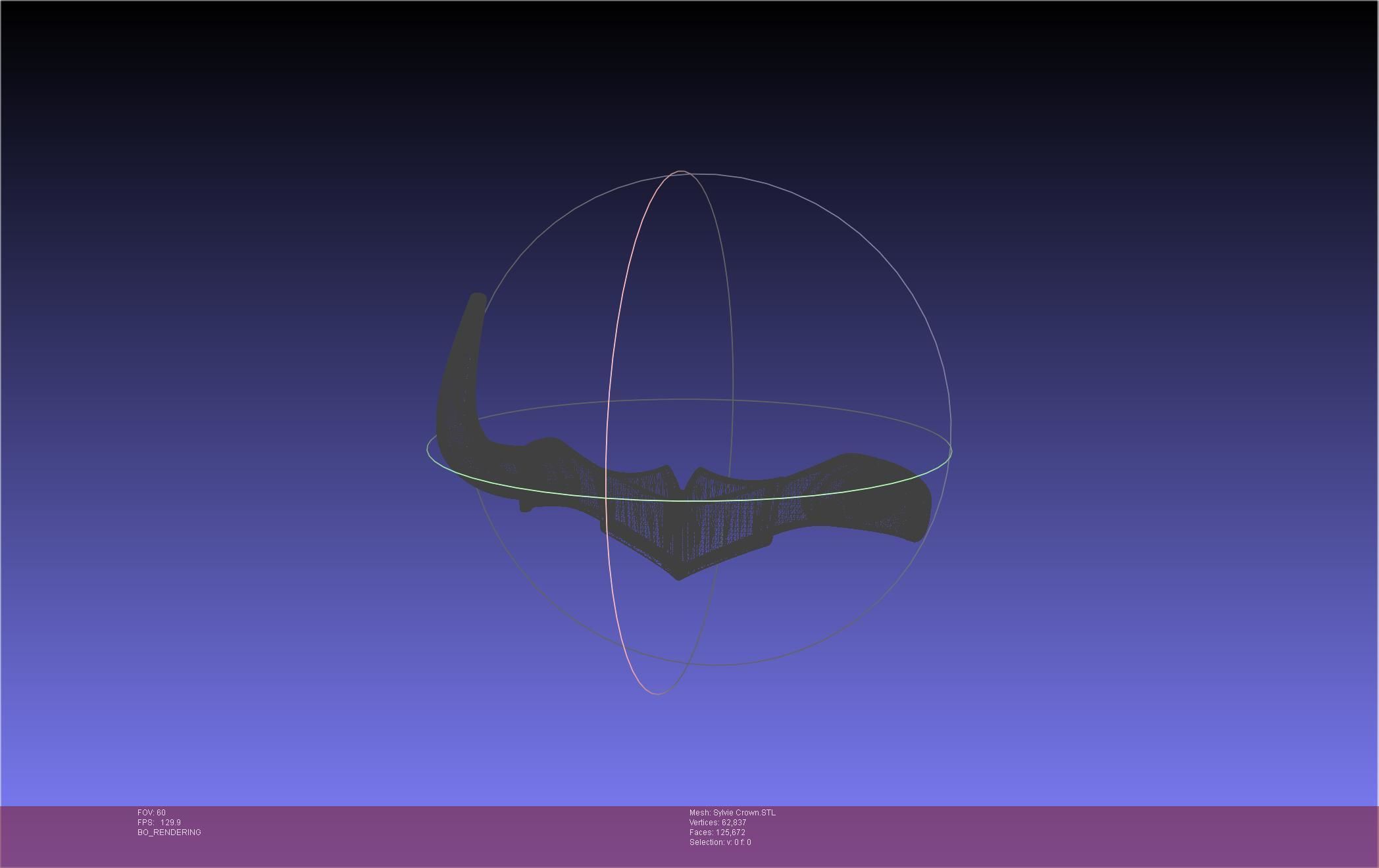 Marvel Loki Sylvie Crown Printable Model 3D print model_49