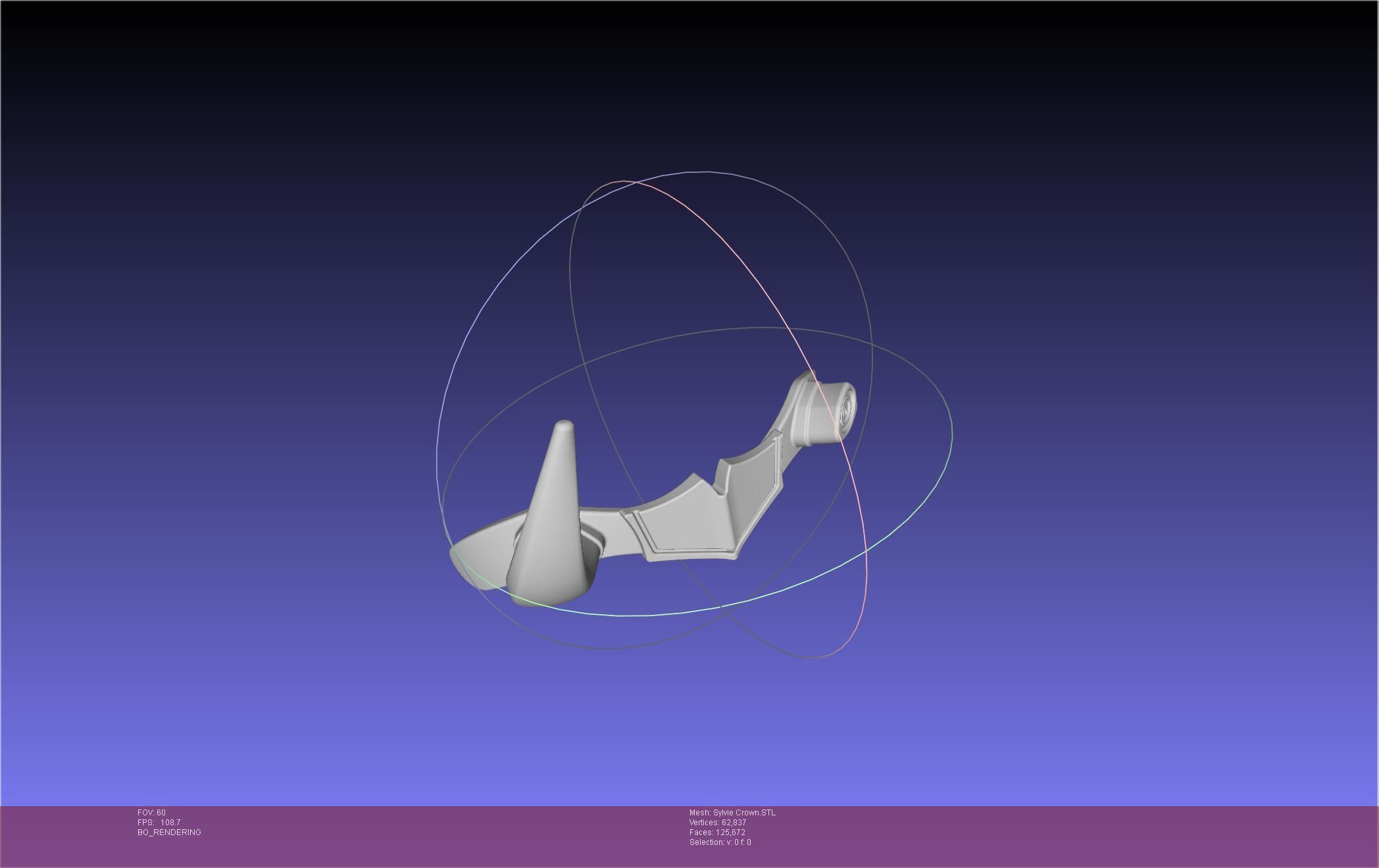 Marvel Loki Sylvie Crown Printable Model 3D print model_26