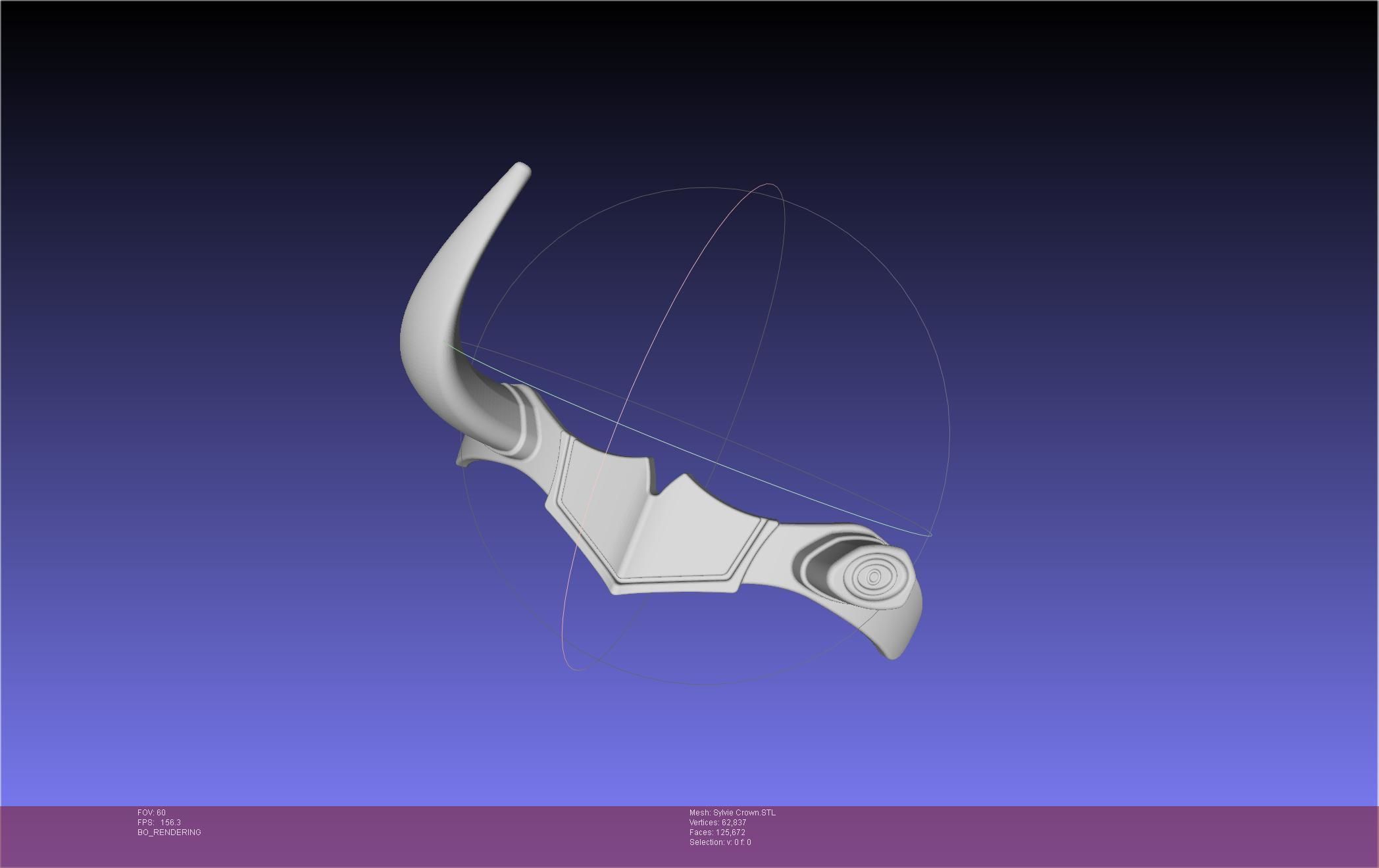 Marvel Loki Sylvie Crown Printable Model 3D print model_1