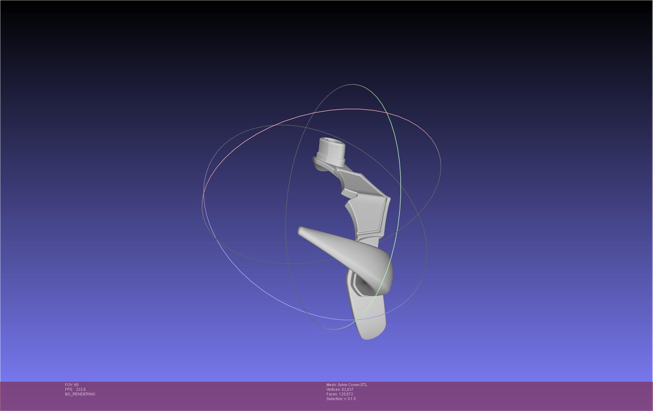 Marvel Loki Sylvie Crown Printable Model 3D print model_31