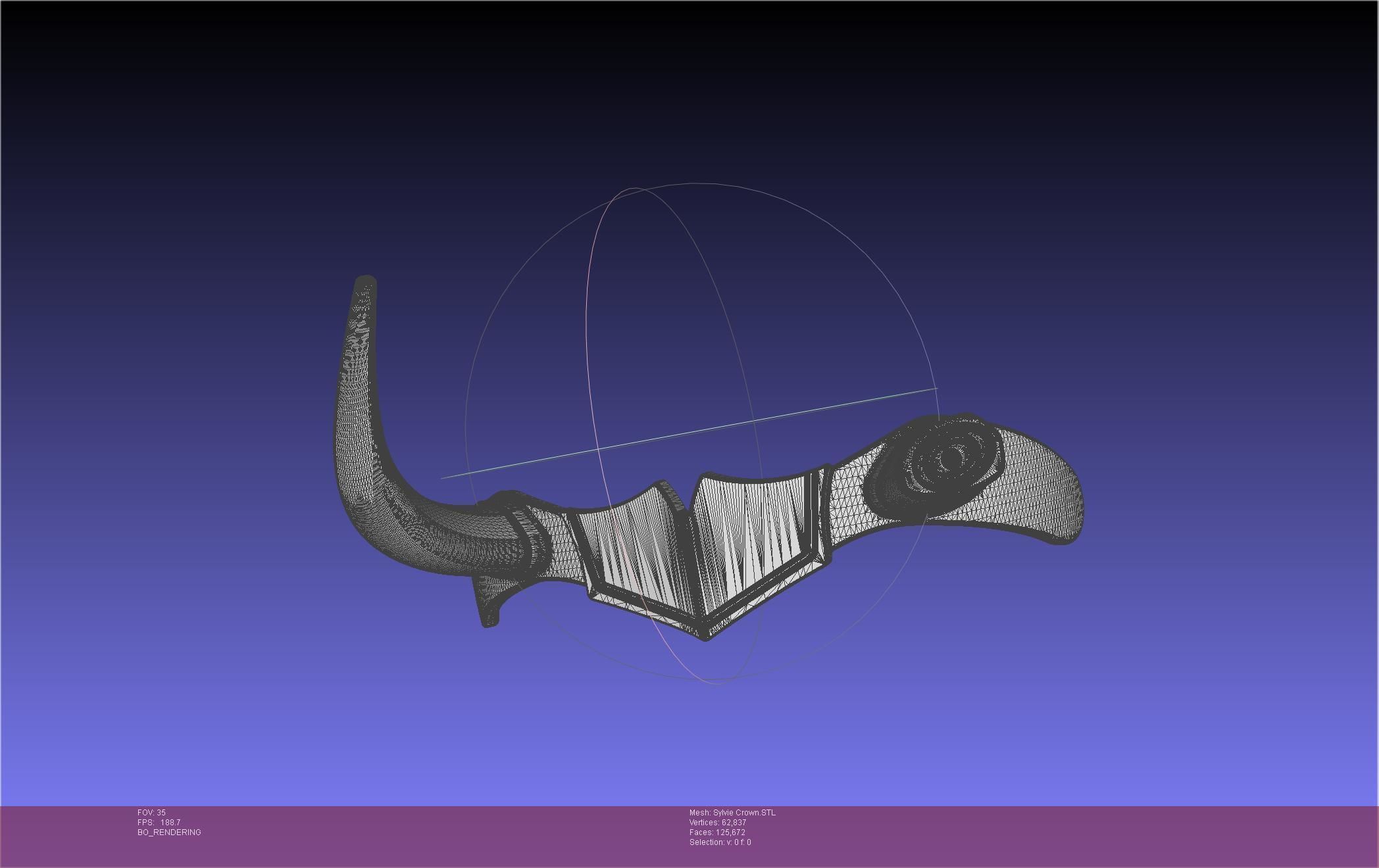 Marvel Loki Sylvie Crown Printable Model 3D print model_61