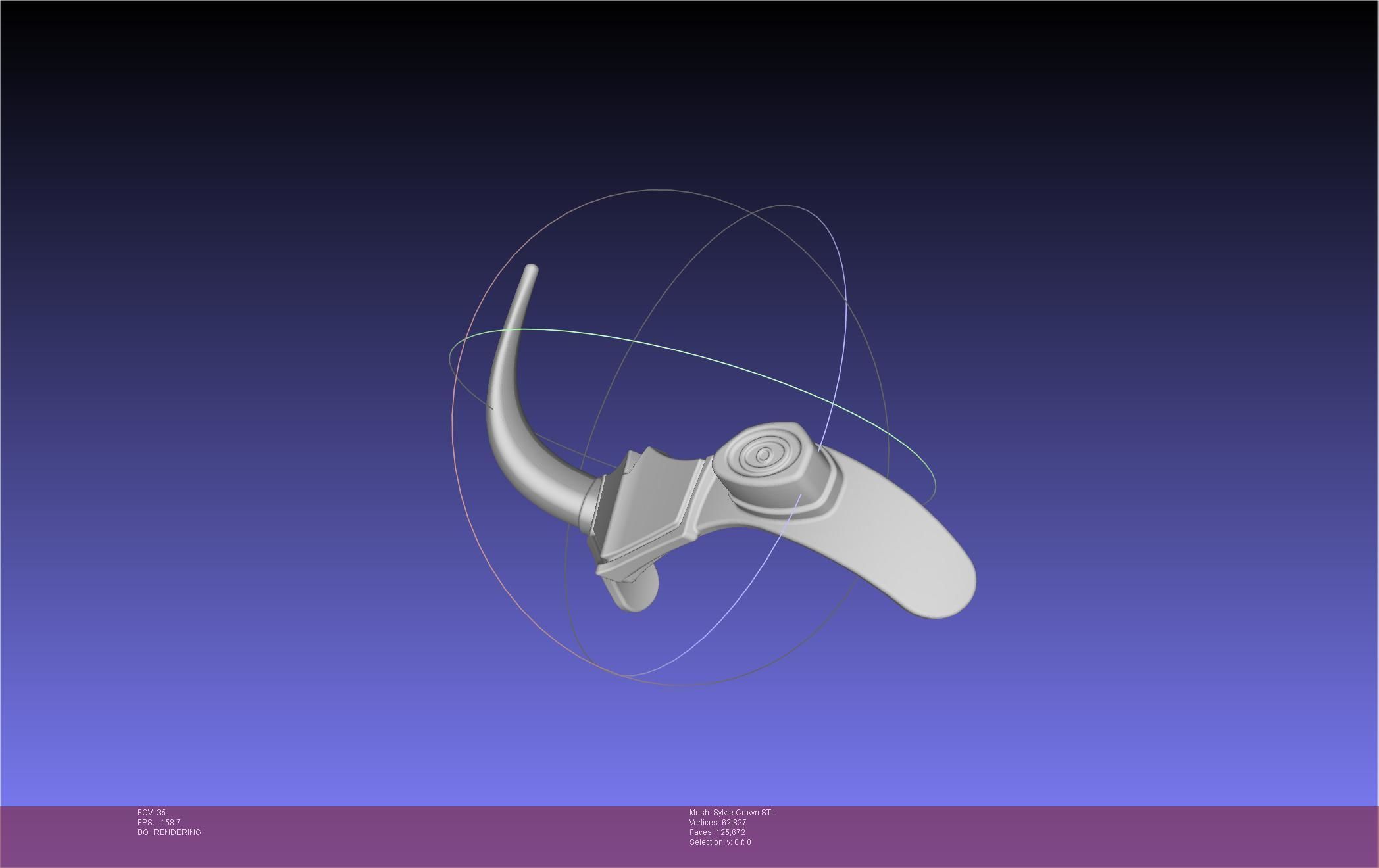 Marvel Loki Sylvie Crown Printable Model 3D print model_52