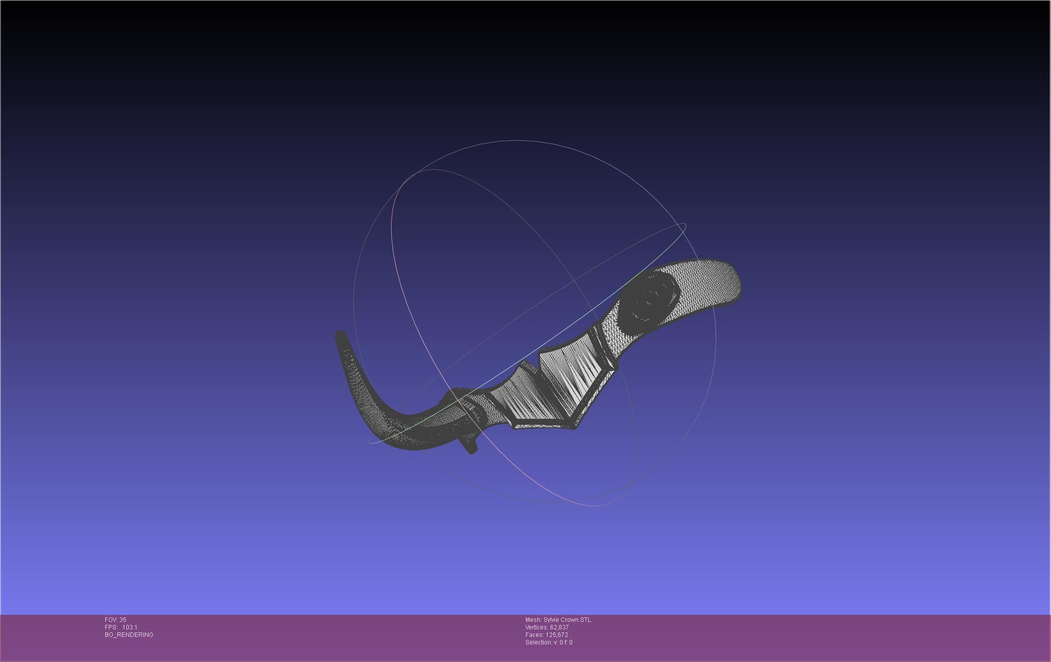 Marvel Loki Sylvie Crown Printable Model 3D print model_55