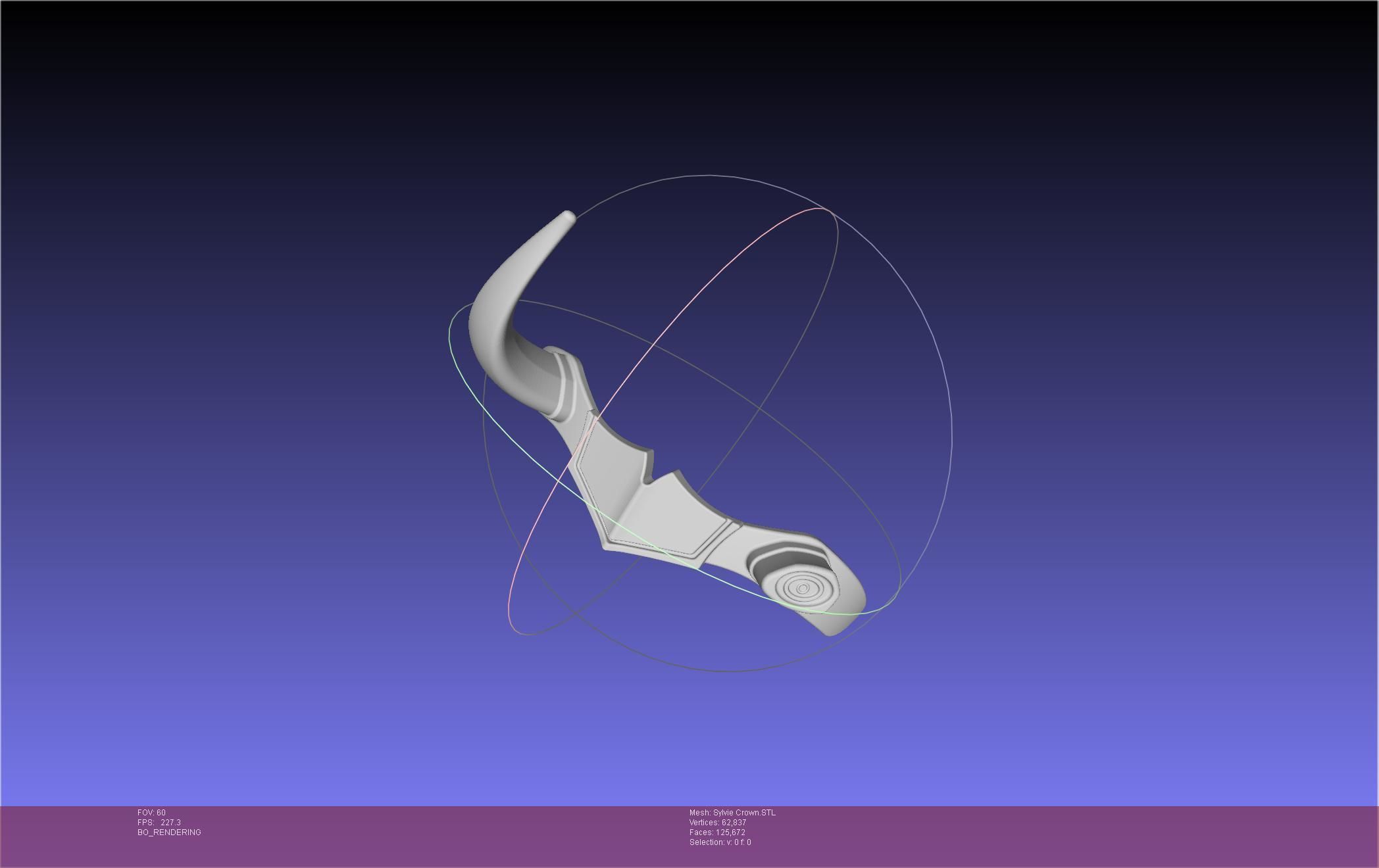 Marvel Loki Sylvie Crown Printable Model 3D print model_13