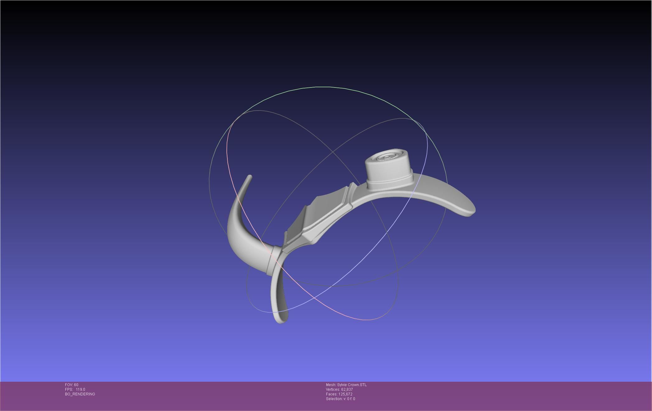 Marvel Loki Sylvie Crown Printable Model 3D print model_29