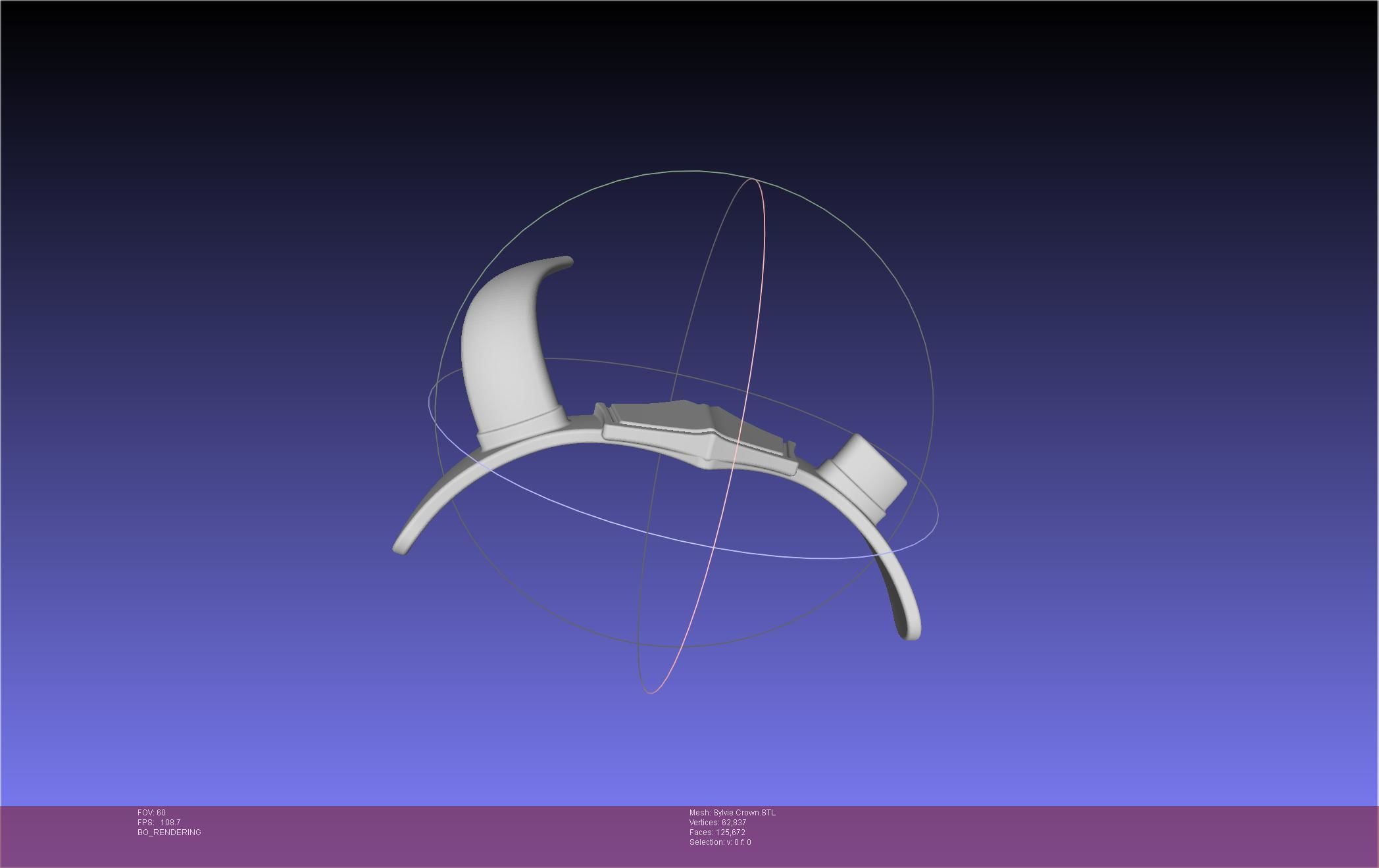 Marvel Loki Sylvie Crown Printable Model 3D print model_7