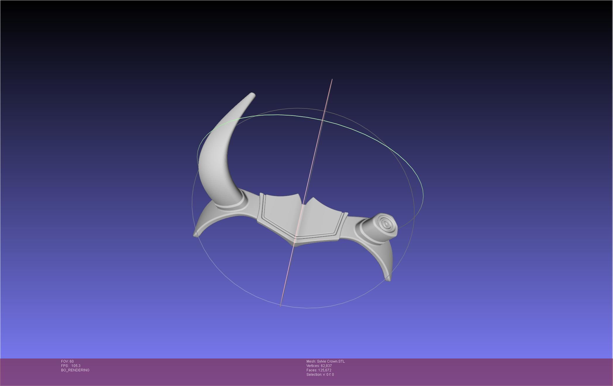 Marvel Loki Sylvie Crown Printable Model 3D print model_6