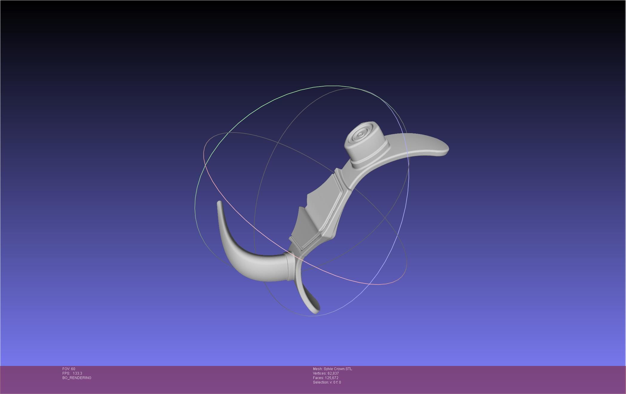 Marvel Loki Sylvie Crown Printable Model 3D print model_22