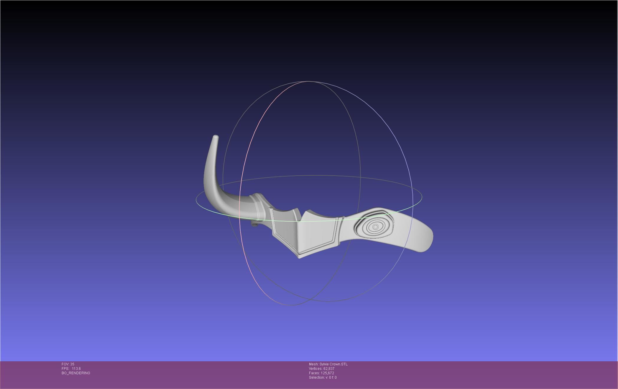 Marvel Loki Sylvie Crown Printable Model 3D print model_62