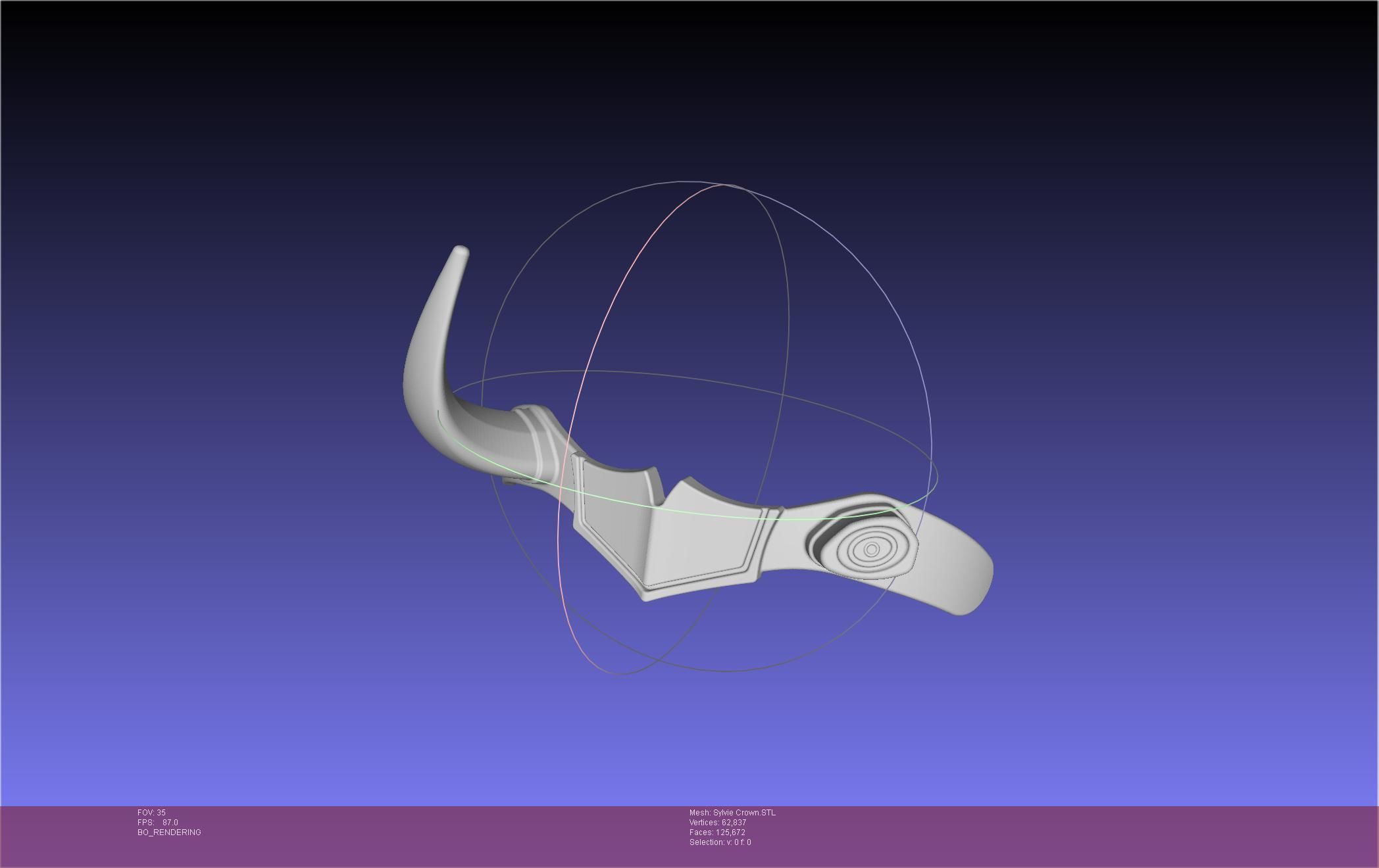 Marvel Loki Sylvie Crown Printable Model 3D print model_57