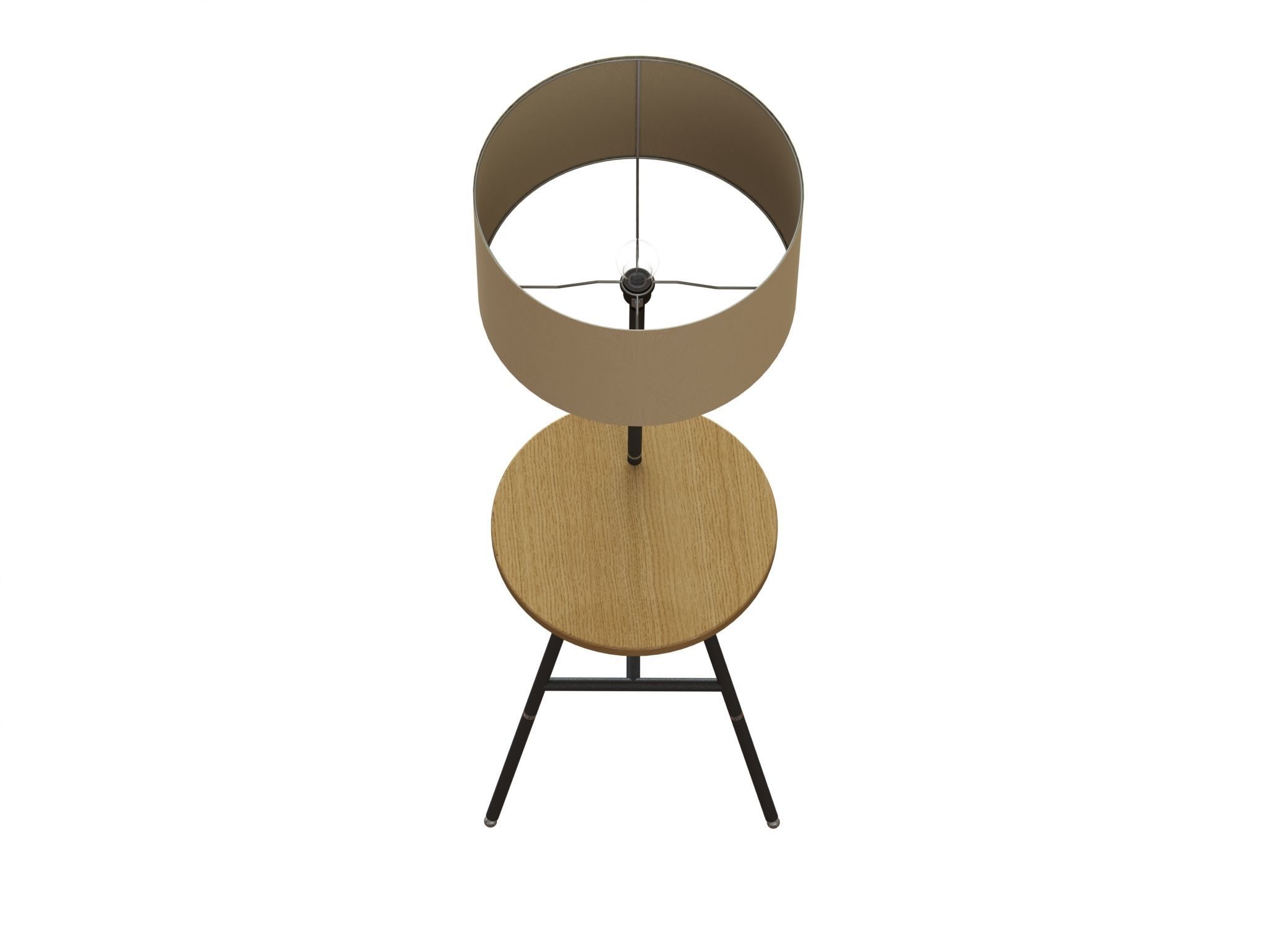 Torchiere COMBO A9202PN-1BK 3D model_2