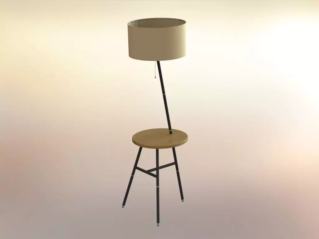 Torchiere COMBO A9202PN-1BK 3D model_0