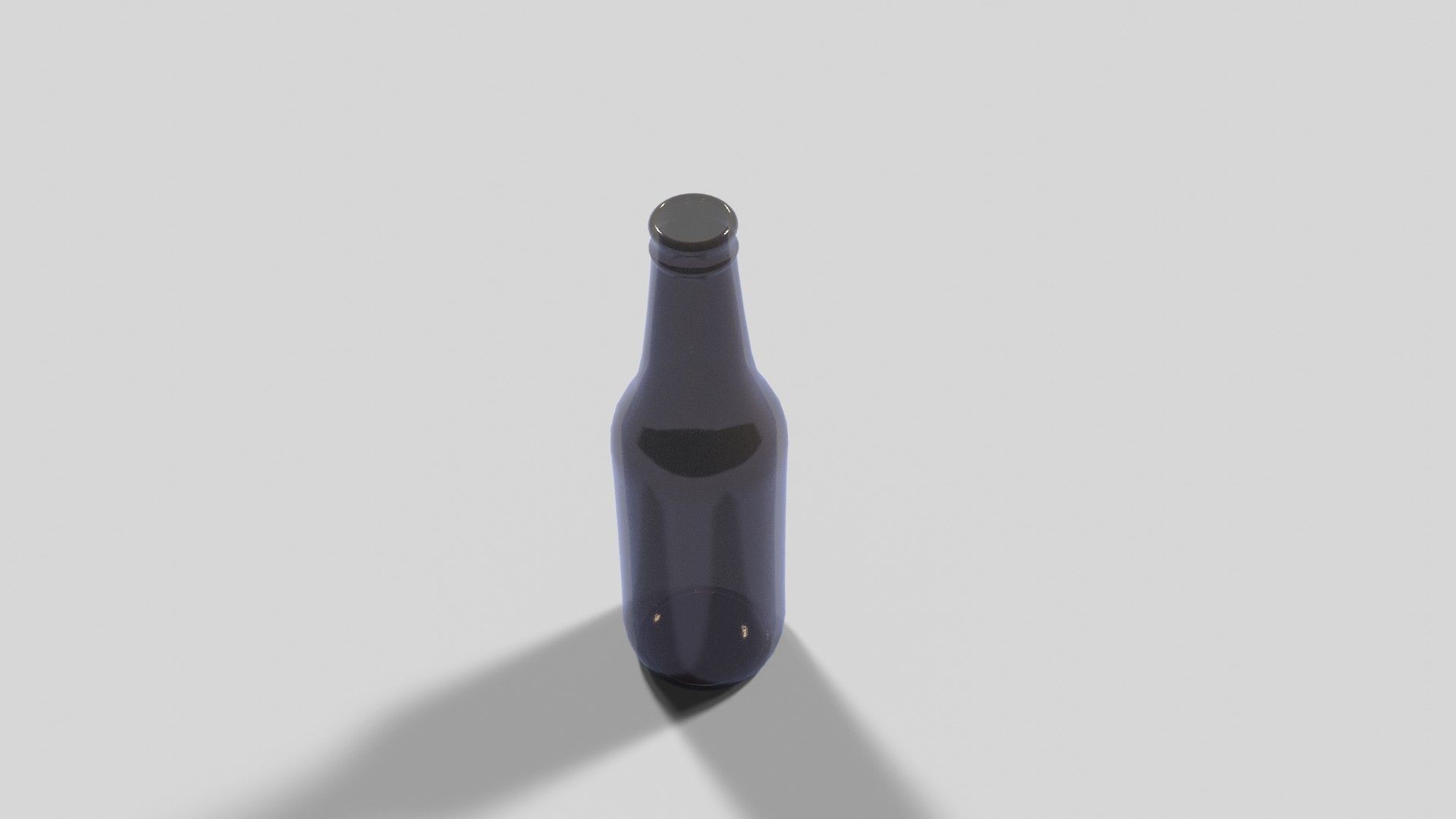 Glass Bottle 3D model_2